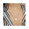 Medaillon, zilver gerhodineerd (18,5x14mm.) - 22881