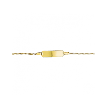 Graveerarmband, 9 karaat (verstelbaar: 9-11cm.-baby) - 24754
