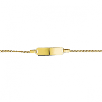 Graveerarmband, 9 karaat (verstelbaar: 9-11cm.-baby) - 24754