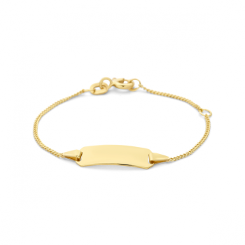 Graveerarmband, 9 karaat (verstelbaar: 9-11cm.-baby) - 24754 Graveerarmband, 9 karaat (verstelbaar: 9-11cm.-baby) - 24754