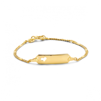 Graveerarmband, 14krt. goud (verstelbaar: 11-13cm.>vanaf 1jaar) - 22447