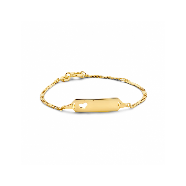 Graveerarmband, 14krt. goud (verstelbaar: 11-13cm.>vanaf 1jaar) - 22447