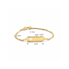 Graveerarmband, 14krt. goud (verstelbaar: 11-13cm.>vanaf 1jaar) - 22447