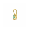 Hanger, 14krt.goud met geboortesteen Smaragd (mei) - 23911