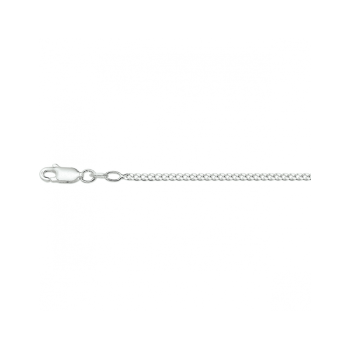 Collier, zilver gourmet (lengte 70cm.) - 23649 Collier, zilver gourmet (lengte 70cm.) - 23649