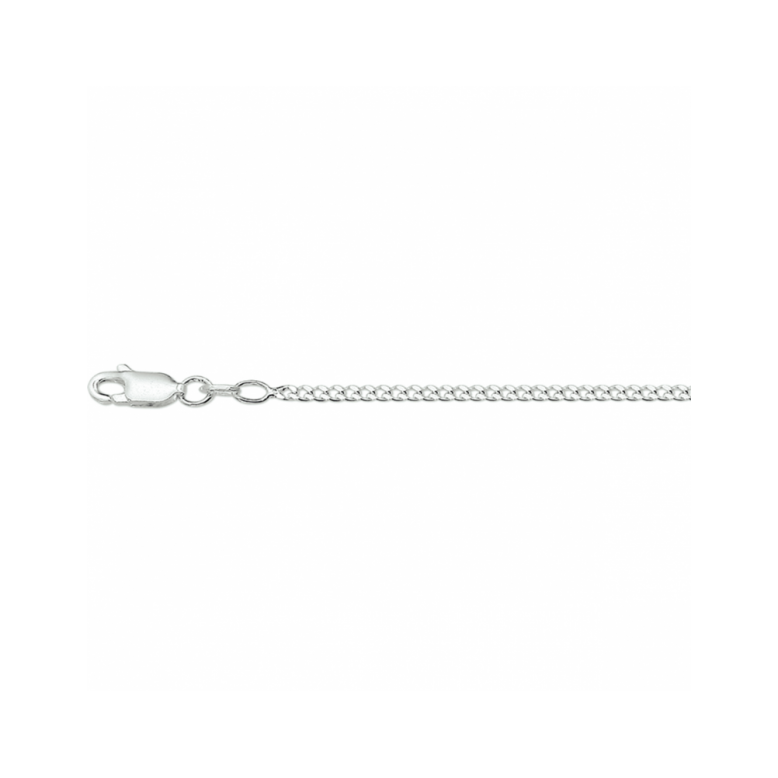 Collier, zilver gourmet (lengte 70cm.) - 23649