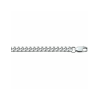 Armband, zilver gourmette  4,3 mm. (lengte: 19cm.) - 24204
