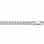 Armband, zilver gourmette 4,8mm (lengte: 20cm.) - 24174