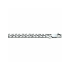 Armband, zilver gourmette 4,8mm (lengte: 20cm.) - 24174