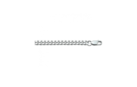 HC Collier, zilver gourmette 4,8 mm (lengte: 50cm.) - 24012