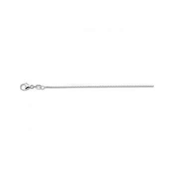 zilveren collier venetiaans 42cm. gerhodineerd (lengte: 45cm.) - 24131 zilveren collier venetiaans 42cm. gerhodineerd (lengte: 45cm.) - 24131