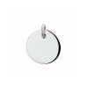 Graveerhanger, zilver gerhodineerd rond (16mm.) - 23235