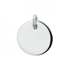 Graveerhanger, zilver gerhodineerd rond (16mm.) - 23235