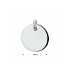 Graveerhanger, zilver gerhodineerd rond (16mm.) - 23235