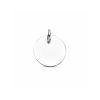 Graveerhanger, zilver gerhodineerd rond (16mm.) - 23235