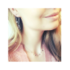 Collier, zilver gerhodineerd rondjes (lengte:41-45cm.) - 23194