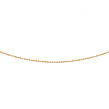 Collier, 14krt.rosegoud ankerschakel 0,8mm. (lengte: 41-45cm.) - 22524