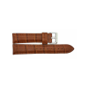 Horlogeband 12mm Bruin Kroko print - 22646