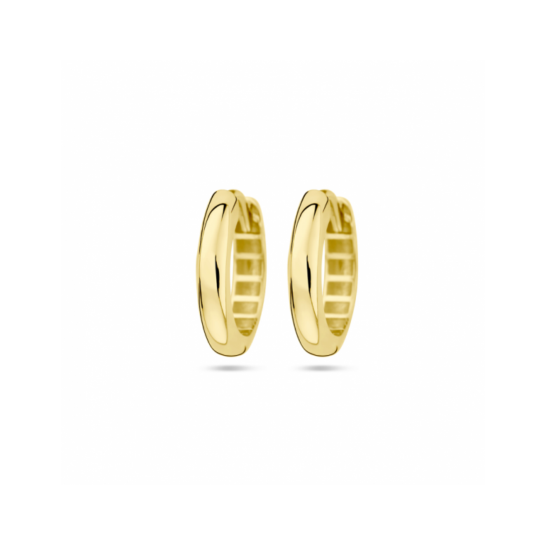 Oorringen, 14krt.goud (14,5x3mm.) - 24133
