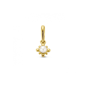 Hanger, 14krt. goud zoetwaterparel (parel: 2,3mm.) - 22782