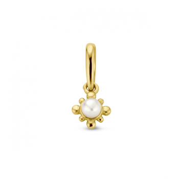 Hanger, 14krt. goud zoetwaterparel (parel: 2,3mm.) - 22782