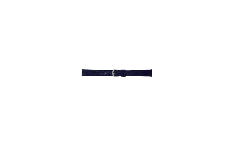 Horlogeband 18mm Donker Blauw. Echte Hagendissen leer - 23088