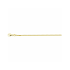 Collier, zilver verguld venetiaans (lengte: 50cm.) - 23049