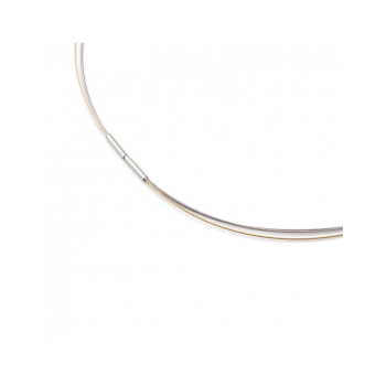 Boccia Collier, edelstaal/titanium model 0804-02 (lengte: 40cm.) - 24507