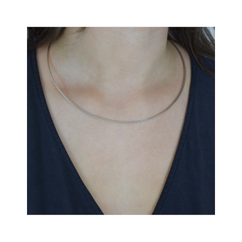 Boccia Collier, edelstaal/titanium model 0804-02 (lengte: 40cm.) - 24507