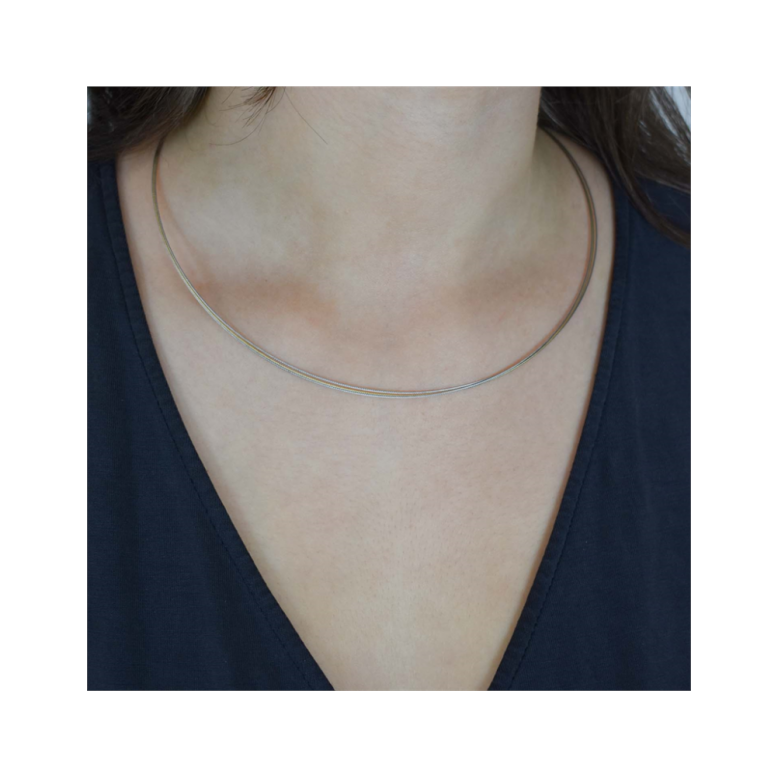 Boccia Collier, edelstaal/titanium model 0804-02 (lengte: 40cm.) - 24507 Boccia Collier, edelstaal/titanium model 0804-02 (lengte: 40cm.) - 24507