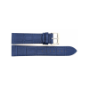 Horlogeband 20mm Blauw Krokodillenprint - 23934