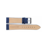 Horlogeband 20mm Blauw Krokodillenprint - 23934