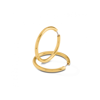 Boccia Oorringen, titanium/verguld model 05072-02 (31x3mm.) - 24143