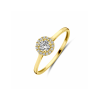 Ring, 14krt.goud met zirkonia - 24675
