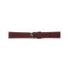 Horlogeband 14mm, krokodillenprint, Rood-Bruin Mat - 23432