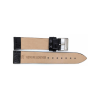 Horlogeband 14mm Zwart, Krokodillen print - 23939