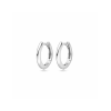Oorringen, zilver gerhodineerd (14x2mm.) - 24567