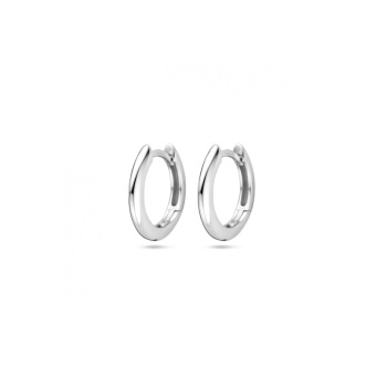 Oorringen, zilver gerhodineerd (14x2mm.) - 24567