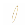 Bangle, 14krt.goud met dopsluiting ronde buis 2,4 mm (60 x 52 mm.) - 24420 Bangle, 14krt.goud met dopsluiting ronde buis 2,4 mm (60 x 52 mm.) - 24420