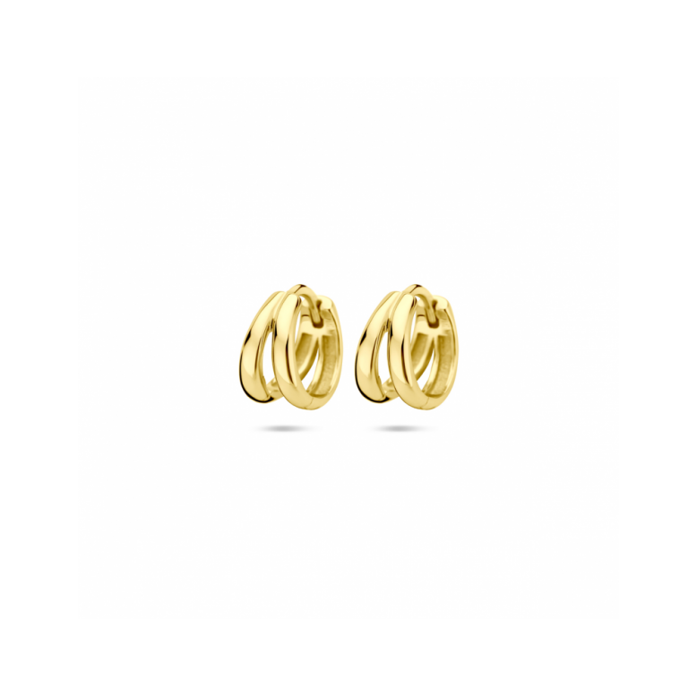 Oorringen, zilver verguld (10 mm.) - 24570
