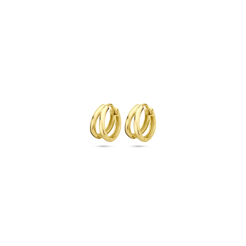 Oorringen, zilver verguld (12,5 mm.) - 24590