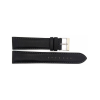 Horlogeband 18mm Zwart. Superzacht nappa leer. - 24111