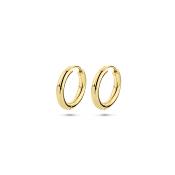 Oorringen, 9 karaat (15x2,5mm.) - 24398