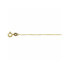 Collier, 9krt. geel kleurig anker 1mm. (lengte: 45cm.) - 24401