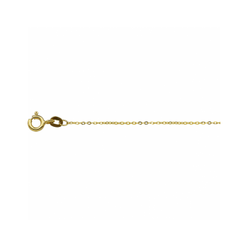 Collier, 9krt. geel kleurig anker 1mm. (lengte: 45cm.) - 24401 Collier, 9krt. geel kleurig anker 1mm. (lengte: 45cm.) - 24401