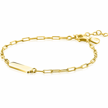 ZINZI Armband, model ZIA2530G graveerbaar (lengte verstelbaar: 17-20cm.) - 25106