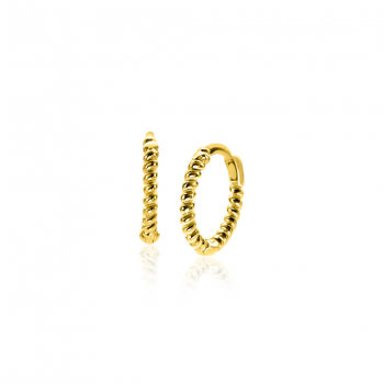 Zinzi Oorringen, model ZGO468 14krt.goud  (10x1,3mm.) - 24497