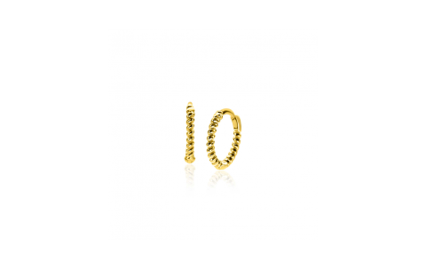 Zinzi Oorringen, model ZGO468 14krt.goud  (10x1,3mm.) - 24497