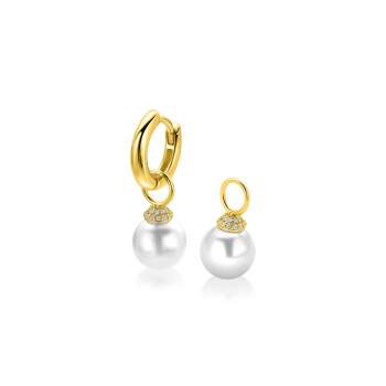 Zinzi Oorbedels, model ZICH266RG (8mm.) excl.oorringen - 24815