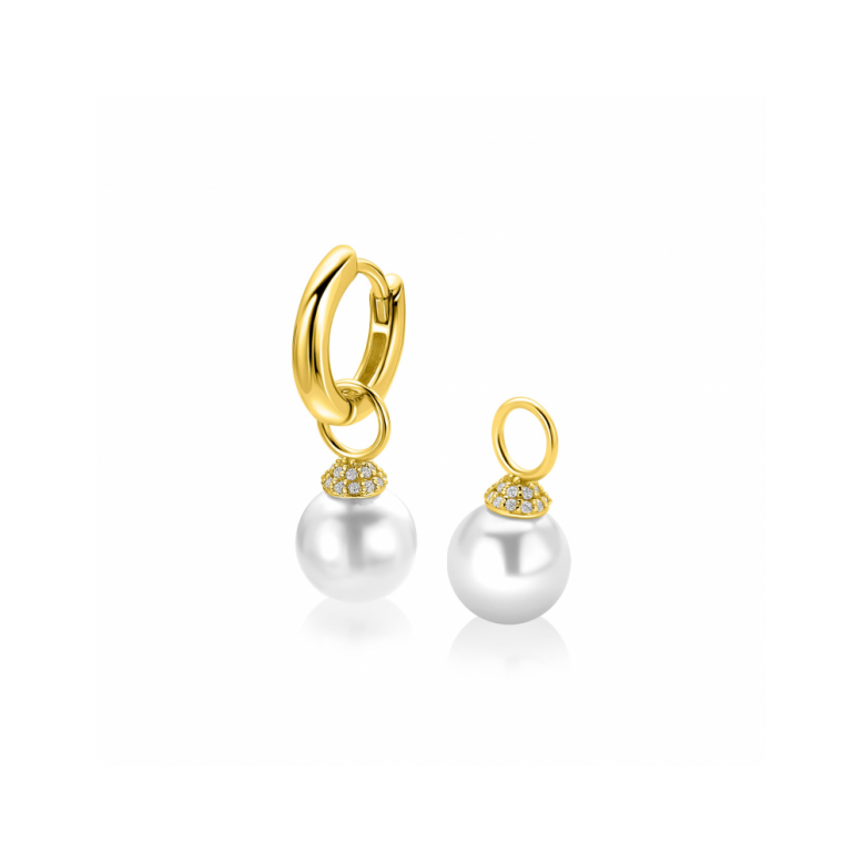 Zinzi Oorbedels, model ZICH266RG (8mm.) excl.oorringen - 24815